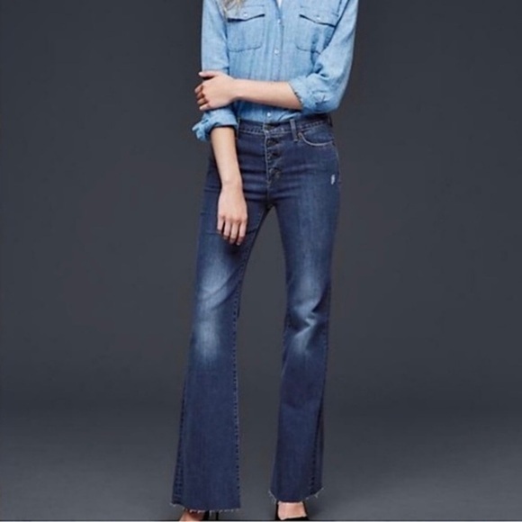 GAP FLARE LEG JEANS - Picture 1 of 10